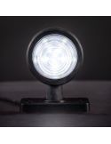 Luz Blanca de Piloto LED de Posición FT-147 A B/C LED – Luz Blanca-Roja, 12-36V, Brazo Corto y Cable de 0,45 m
