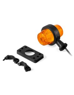 Piloto LED Decorativo FT-147 A Z/Z – Luz Amarillo-Ámbar, 12-36V, Brazo Corto y Cable de 0,45 m 2