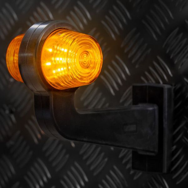 Piloto LED Decorativo FT-147 F Z/Z Fristom – Luz Amarillo-Amarillo, 12-36V, Brazo Angular Largo Fristom