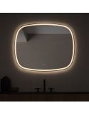 Espejo LED ALHAMBRA Luz Frontal y Retroiluminado CCT Triple Touch | LeonLeds