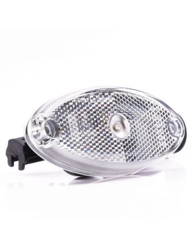 Feu de gabarit à LED blanc FT-061 B avec réflecteur et faisceau de câbles de 0,5 m IA A R1 SM1