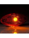 Luz de Gálibo LED FT-061 Z+K Amarillo con Soporte Angular y Reflector