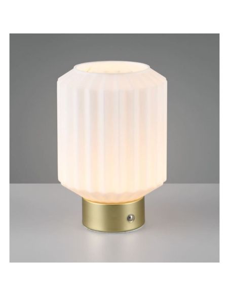 Lampe de Table Tactile LORD USB 3000K IP20 Opaque | LeonLeds