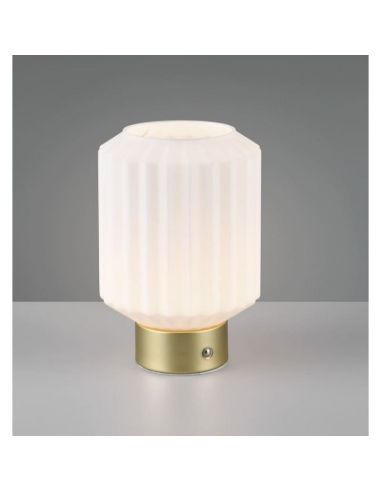 Lampe de Table Tactile LORD USB 3000K IP20 Opaque | LeonLeds