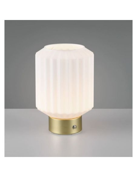 Lampe de Table Tactile LORD USB 3000K IP20 Opaque | LeonLeds