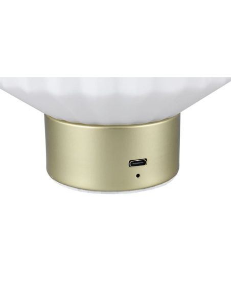 Lámpara Sobremesa Táctil LORD USB 3000K IP20 Opaca | LeonLeds