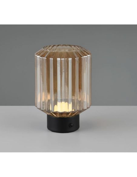 Lampe de table LED LORD Touch 3000K rechargeable par USB | LeonLeds