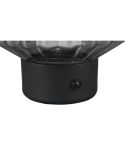 Lampe de Table LED LORD Verre Tactile Cannelé 3000K | LeonLeds
