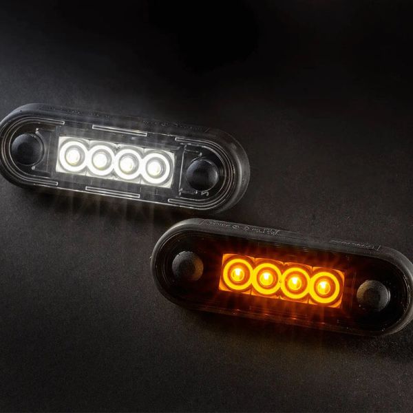 Piloto LED Galibo Dual FT-073 BZ – Luz Blanca y Amarilla con Cambio de Color, 12-36V Fristom