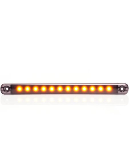 Barra de Posição LED Âmbar Preto Faixa W276 - 12V/24V - Âmbar, Branco, Vermelho