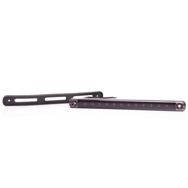 Barre de position LED noire de la gamme W276 - 12V/24V - Ambre, Blanc, Rouge