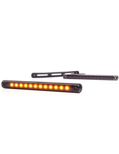 Barra de Posición LED Gama Ambar Black W276 - 12V/24V - Ambar, Blanca, Roja