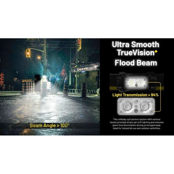 Linterna Frontal LED NU53 NITECORE 2000Lm Recargable USB-C | LeonLeds