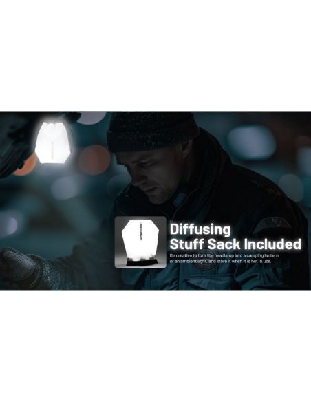 Linterna Frontal LED NU53 NITECORE 2000Lm Recargable USB-C | LeonLeds