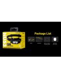 Linterna Frontal LED NU53 NITECORE 2000Lm Recargable USB-C | LeonLeds