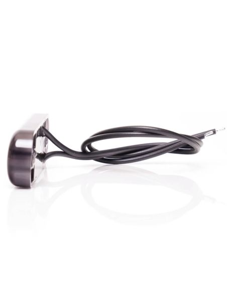 Lâmpada de Posição LED W275.2 PRETA - Âmbar, Branca, Vermelha - 12V/24V. 12 LEDs vermelhos visíveis