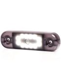 Lámpara de Posición LED W275.2 BLACK - Blanco - 12V/24V. 12 LEDs Visibles