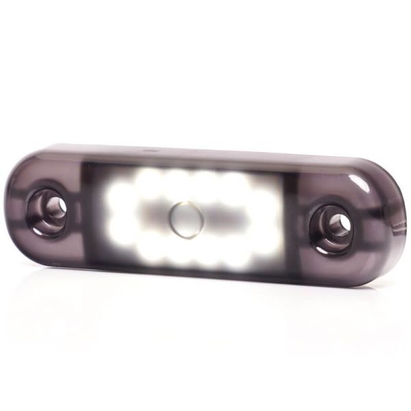 Lámpara de Posición LED W275.2 BLACK - Blanco - 12V/24V. 12 LEDs Visibles