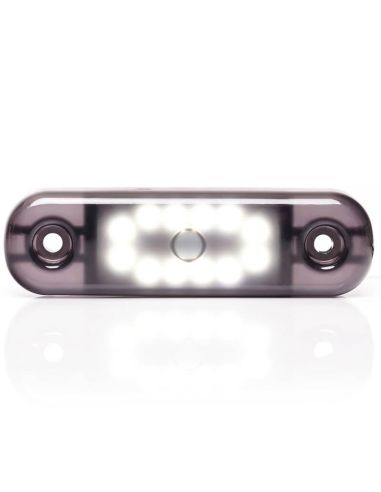 Lámpara de Posición LED W275.2 BLACK - Blanco - 12V/24V. 12 LEDs Visibles