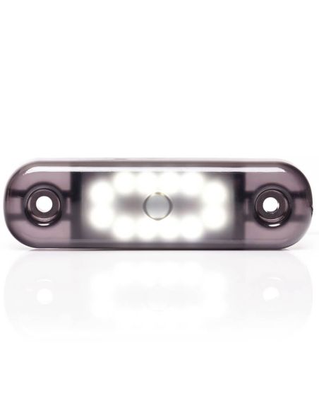 Feu de Position LED W275.2 NOIR - Blanc - 12V/24V. 12 LED visibles