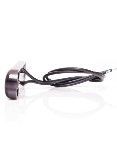 Lámpara de Posición LED W275.2 BLACK - Blanco - 12V/24V. 12 LEDs Visibles