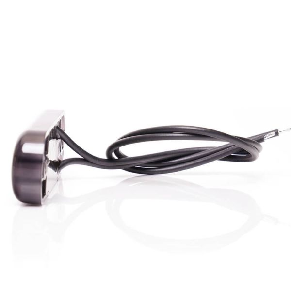 Lámpara de Posición LED W275.2 BLACK - Blanco - 12V/24V. 12 LEDs Visibles