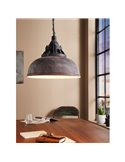 Lámpara de techo colgante industrial de acero café antiguo Ø37mm GRANTHAM 1 1xE27