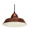 Lámpara colgante de cobre antiguo AUCKLAND, Ø26cm 1xE27