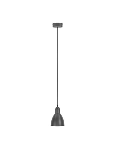 Lámpara colgante industrial negro, PRIDDY, Ø 155mm 1xE27