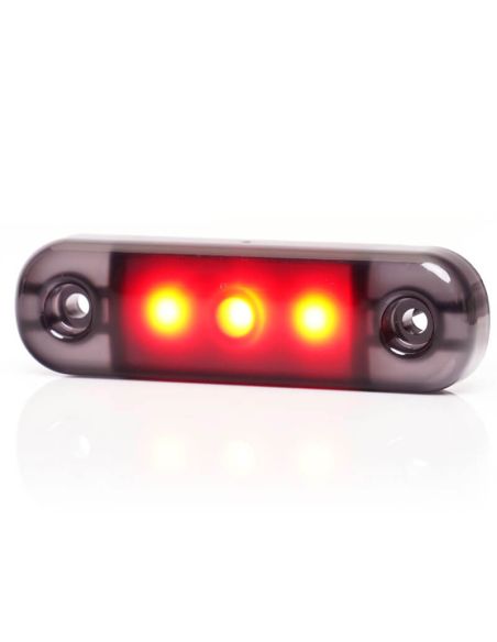 Luces de Posición LED 180 Series Total Black W275.1 Rojo Trasero Was