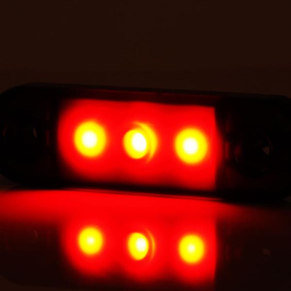 Luzes de posição LED Série 180 Total Preto W275.1 Vermelho Traseiro Era