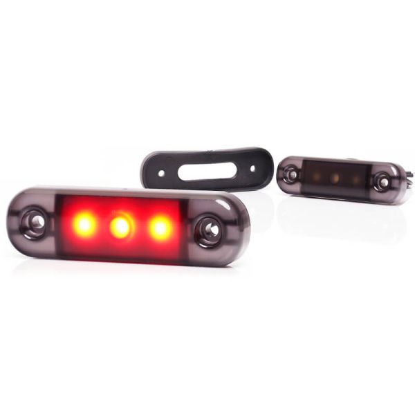 Luces de Posición LED 180 Series Total Black W275.1 Rojo Trasero Was