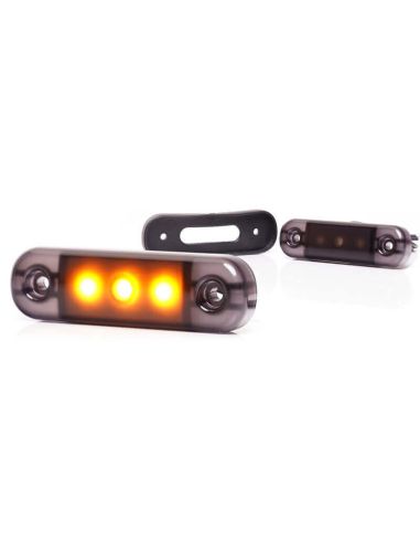 Luces de Posición LED 180 Series Total Black W275.1 Ambar Was