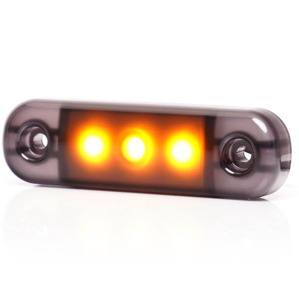 Feux de position LED série 180 noir total W275.1 ambre