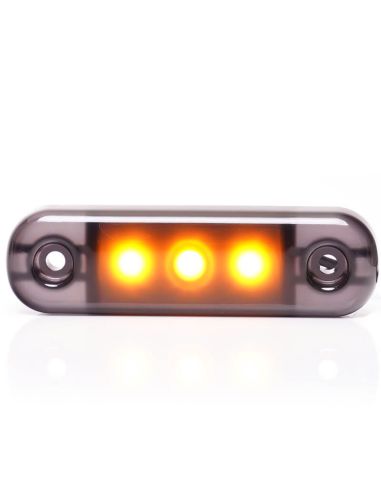 Luces de Posición LED 180 Series Total Black W275.1 Ambar Was