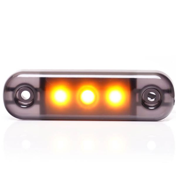 Luces de Posición LED 180 Series Total Black W275.1 Ambar Was