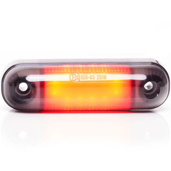 Feu de Position LED Abat-Jour Ovale W273.2 NOIR - Rouge