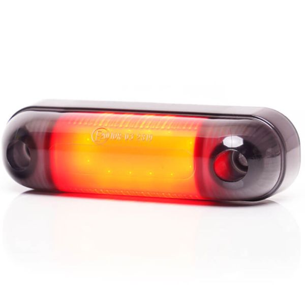 Piloto de Posición LED Tulipa Ovalada W273.2 BLACK - Rojo