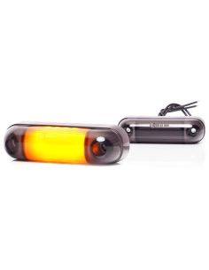 Piloto de Posición LED Tulipa Ovalada W273.2 BLACK - Ámbar, Blanca, Roja - Ambar 2