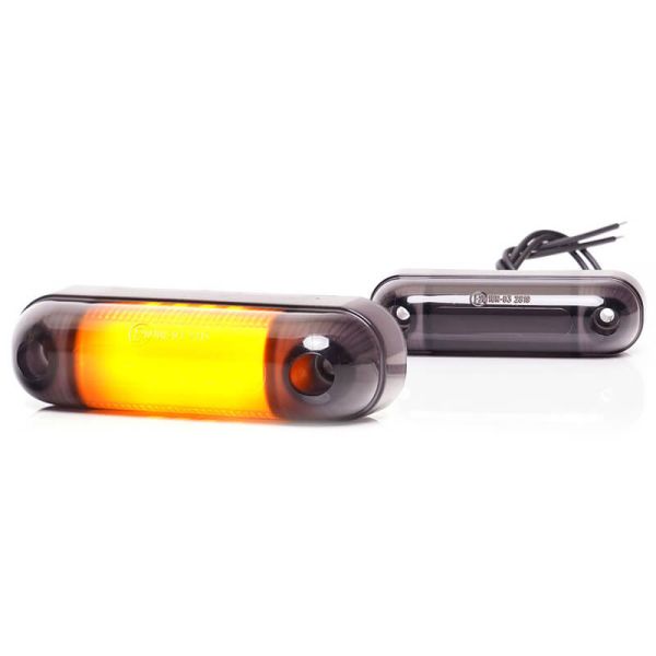 Piloto de Posición LED Tulipa Ovalada W273.2 BLACK - Ámbar, Blanca, Roja - Ambar