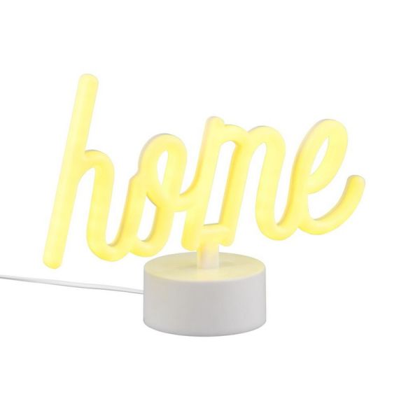 Lámpara LED Amarillo CASA Recargable USB-C con ON/OFF | LeonLeds