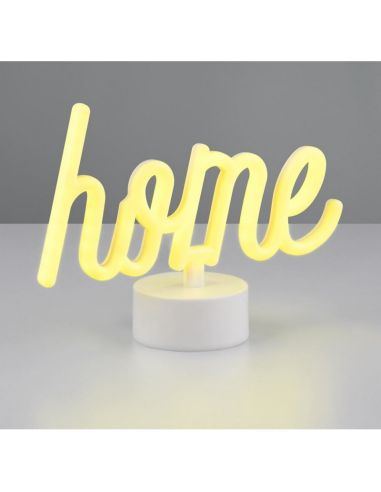 Lámpara LED Amarillo CASA Recargable USB-C con ON/OFF | LeonLeds