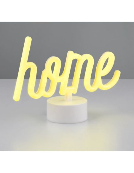 Lámpara LED Amarillo CASA Recargable USB-C con ON/OFF | LeonLeds