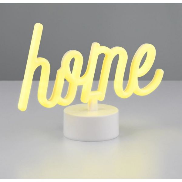 Lámpara LED Amarillo CASA Recargable USB-C con ON/OFF | LeonLeds