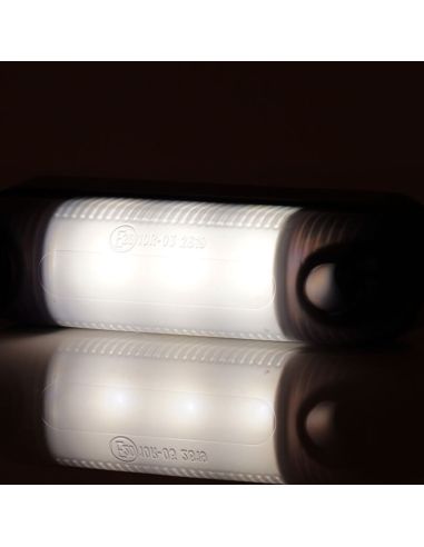 Piloto de Posición LED Tulipa Ovalada W273.1 BLACK - Blanco delantero