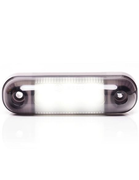 Feu de position LED Abat-jour Ovale W273.1 NOIR - Façade blanche