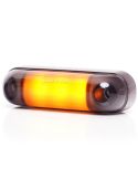 Feu de Position LED Abat-Jour Ovale W273.1 NOIR - Ambre 2327