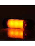 Feu de Position LED Abat-Jour Ovale W273.1 NOIR - Ambre 2327