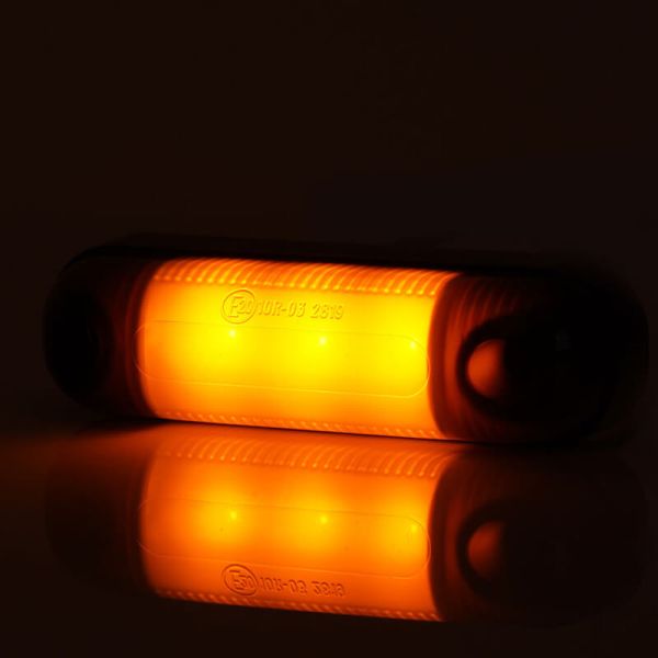 Piloto de Posición LED Tulipa Ovalada W273.1 BLACK - Ámbar 2327