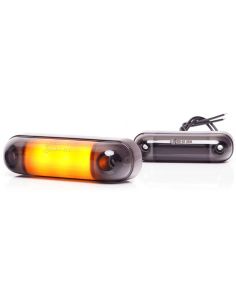 Feu de Position LED Abat-Jour Ovale W273.1 NOIR - Ambre 2327 2